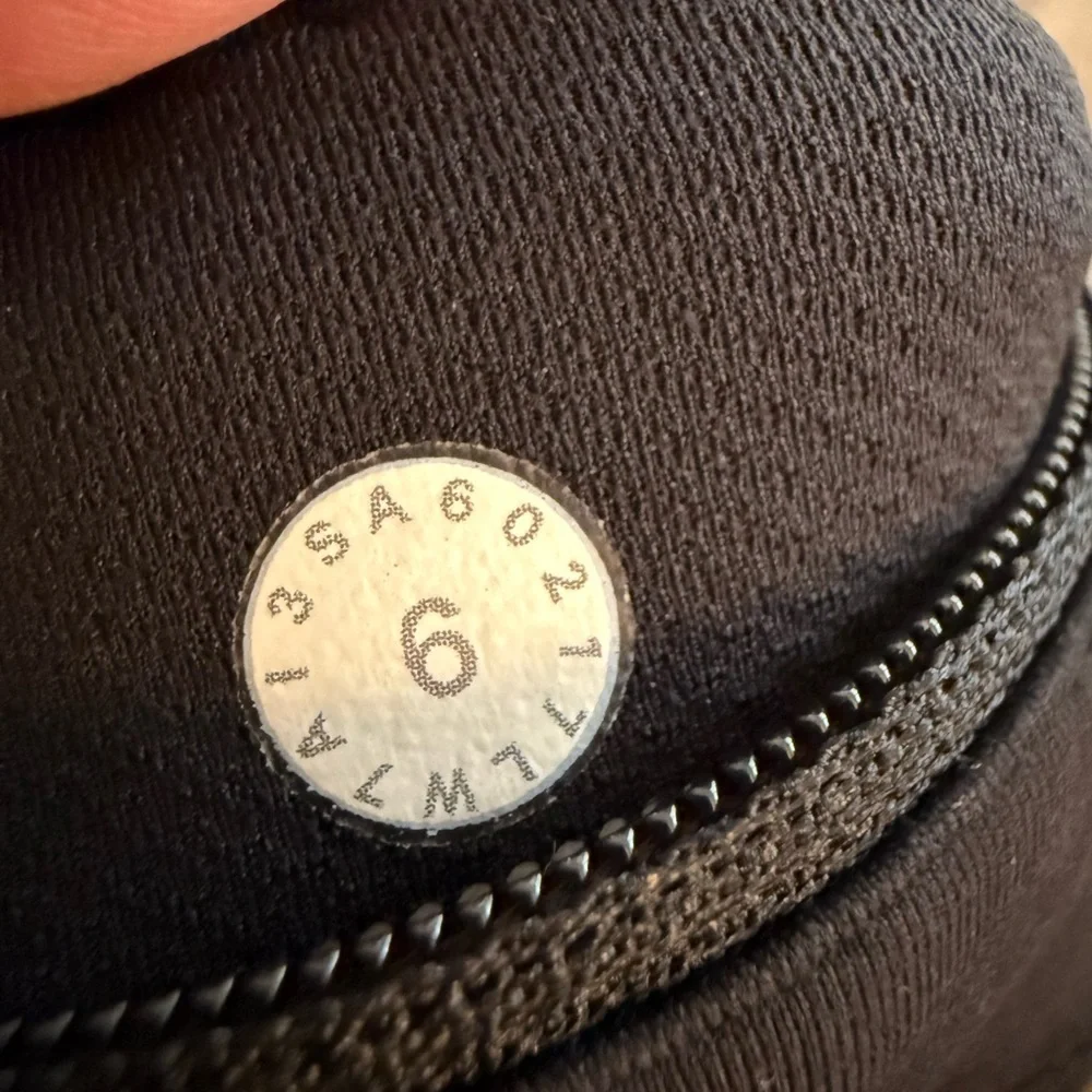 2017 Lululemon Speed Short Perforated 2.5” Black Size 6 Rare Run Short